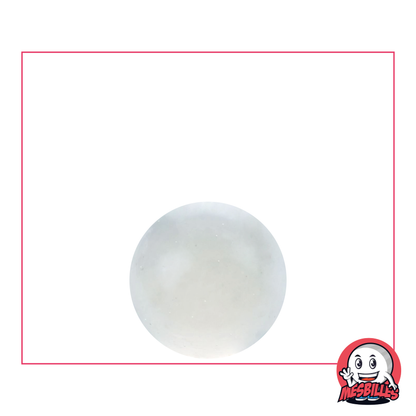 1 Marble Crystal Light 16 mm, translucent crystal-coloured glass marble