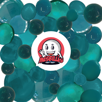 1 Duck Blue Soft-Translucent Marble 25 mm