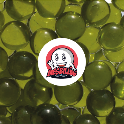 1 Green-Yellow Soft-Translucent Marble 16 mm