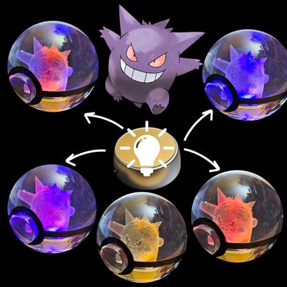 Grande bille transparente avec motif 3D « Ectoplasma » au centre, effet lumineux : pour collection et amoureux des beaux objets
