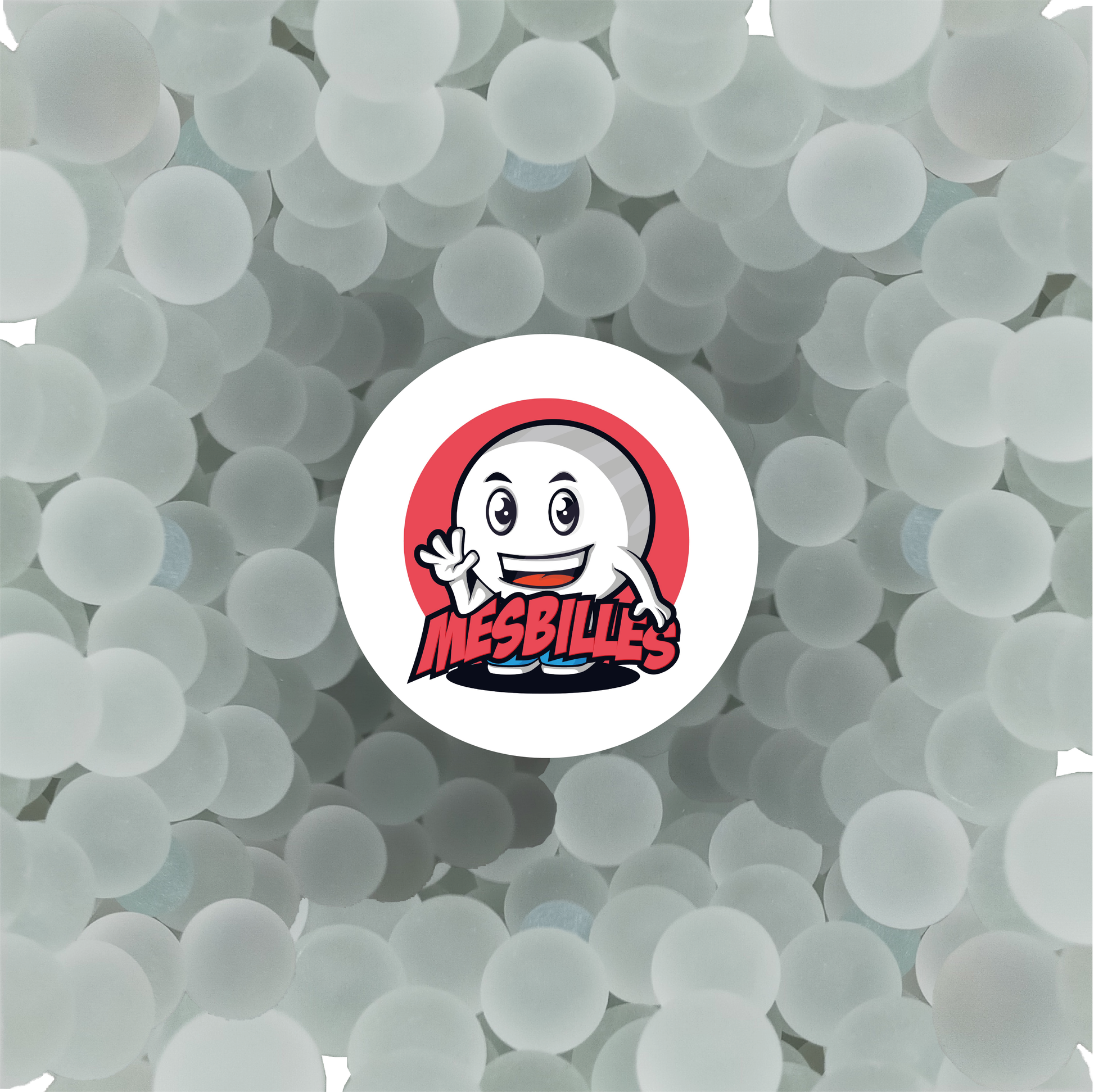 Marbles lovers, we've got a Speckled nugget for you: our Frosted marble, a magnificent 50 mm marble in frosted Bohemian glass.