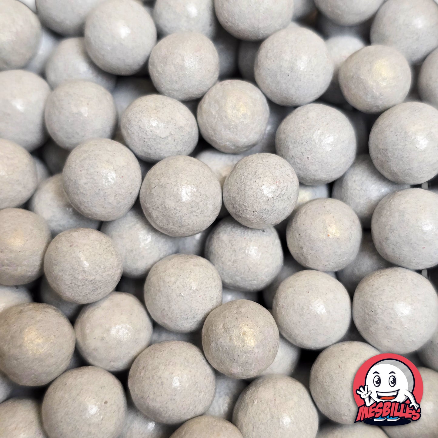 1 Brown Speckled Clay Marble 16 mm