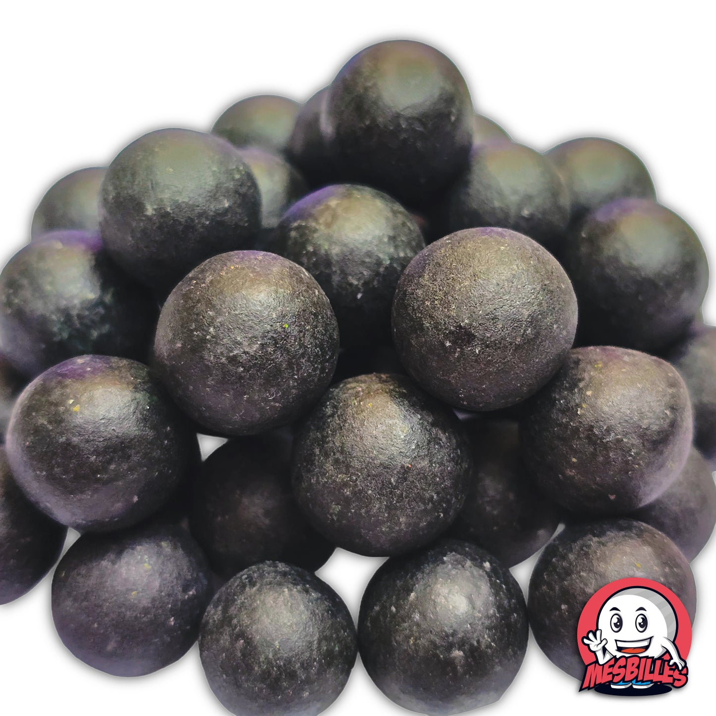 Billes en terre noires 16 mm ; fabrication artisanale française avec texture mate et charme traditionnel