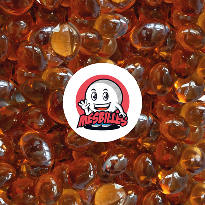 1 Peach Rugby Marble