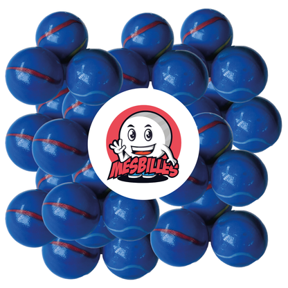 This marble is an essential classic from the world of marbles, the Blue Porcelain marble.