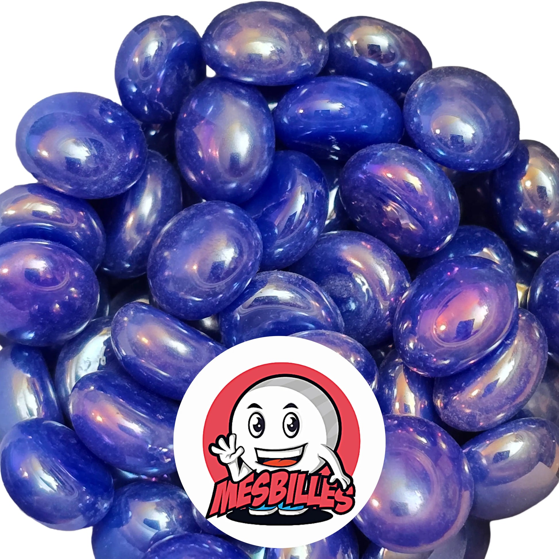 Pour Décorer, Jouer ou Collectionner, Les Petites Billes Plates Bleu-Nuit de MesBilles sont indispensables.