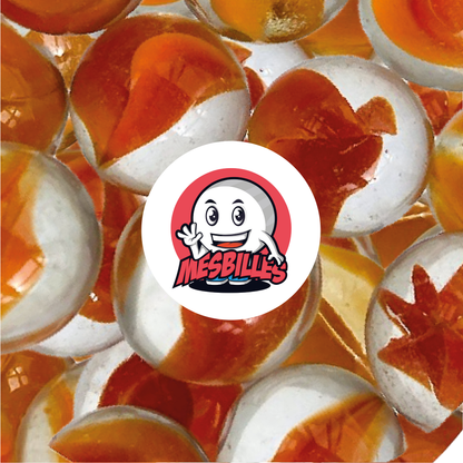 1 Salmon Eye Marble 16 mm