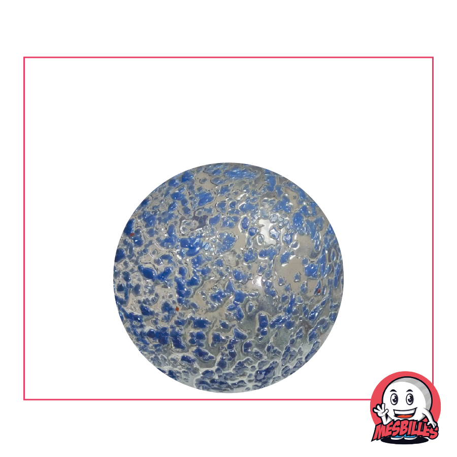 Marble Speckled Dark Blue 25 mm - My-Glassmarbles