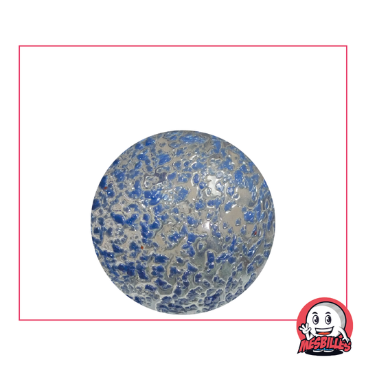Marble Speckled Dark Blue 25 mm - My-Glassmarbles