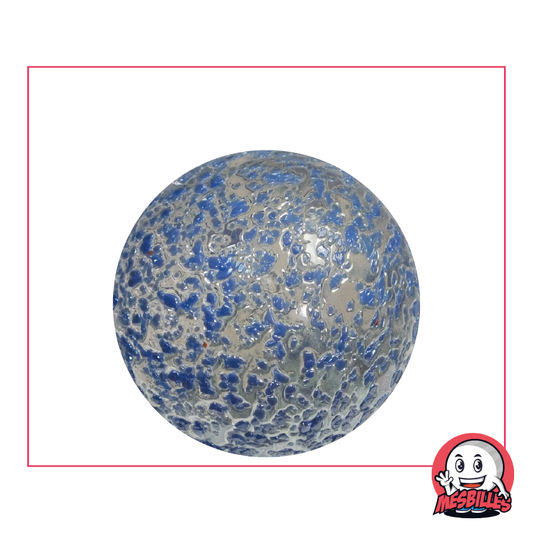 35 mm Blue Marble Speckled and Navigate to Happiness | My-Glassmarbles