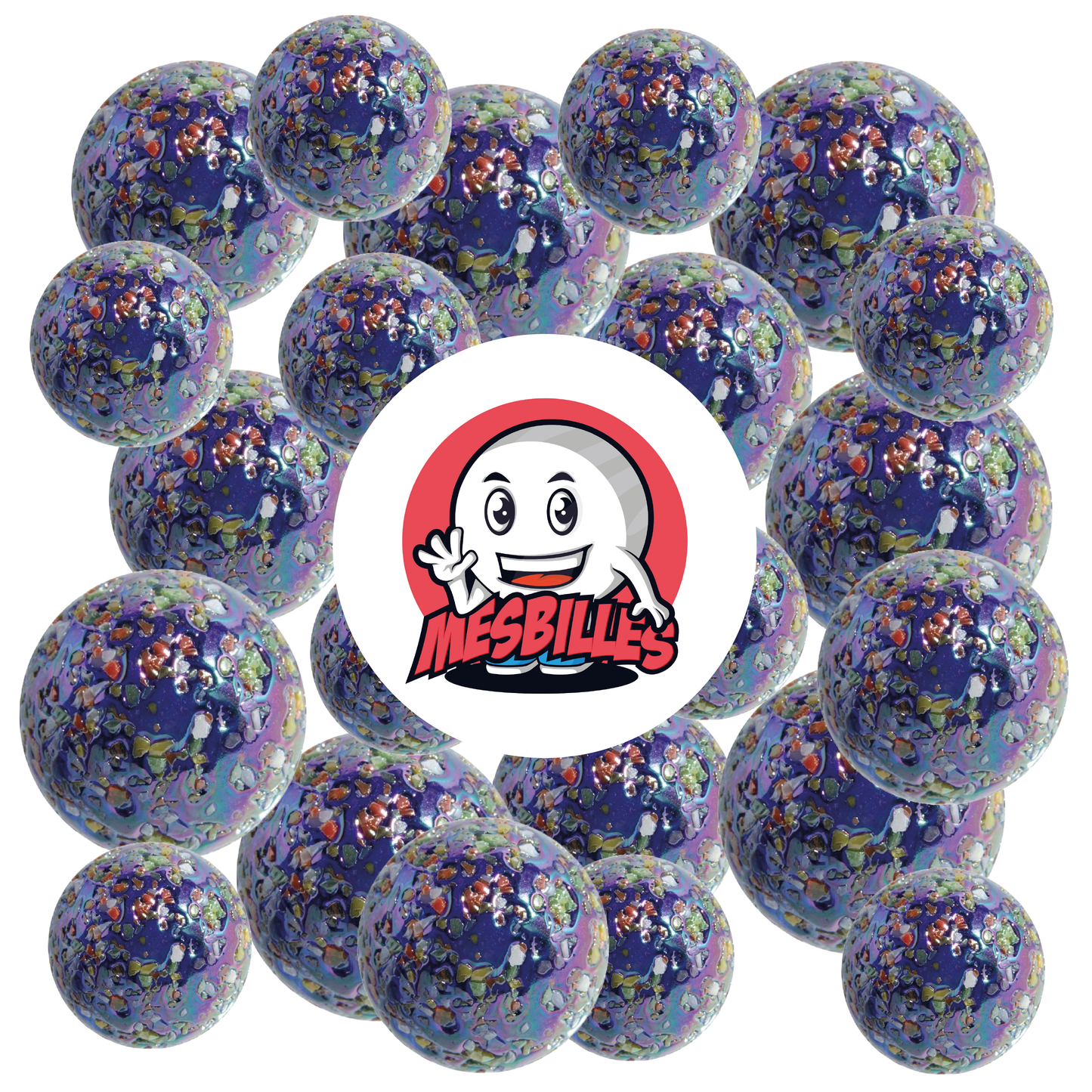 1 Nugget marble star 16 mm