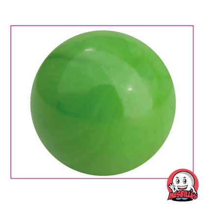 Green Opaque Pearl Bead 50mm Glass Bead | My-Glassmarbles - My-Glassmarbles