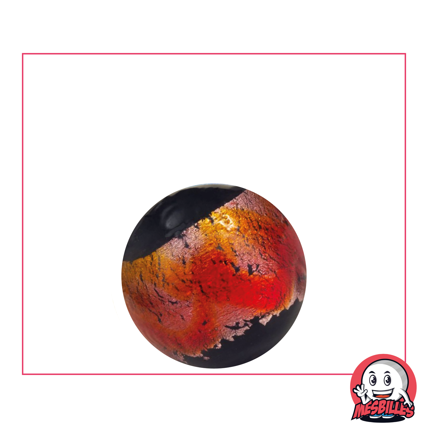 Marbles Art Machu Picchu black, red ribbon, limited edition inspired by the history of the Incas.