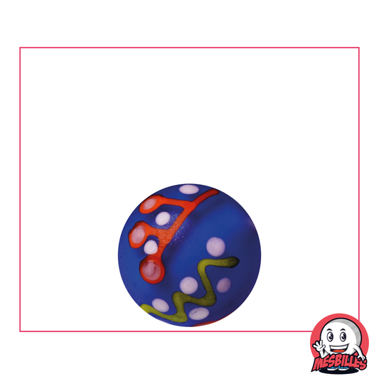 Art Marble Pinata Frosted Blue 16 mm, frosted look, ideal for art projects at school.