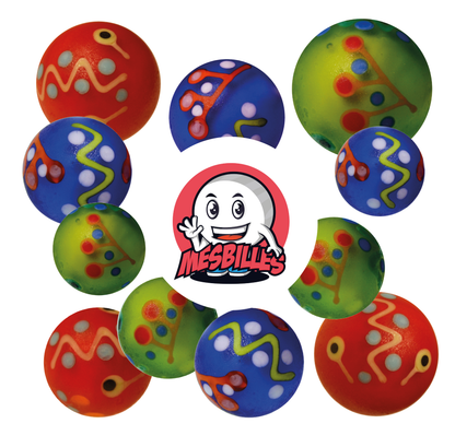 1 Green Frosted Pinata Art Marble 22 mm