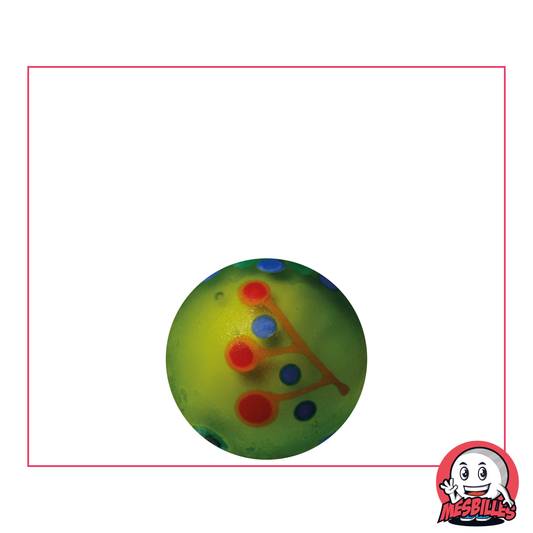 Marbles Pinata Green, Frosted aspect, geometrical shapes, for collection or to commemorate an event