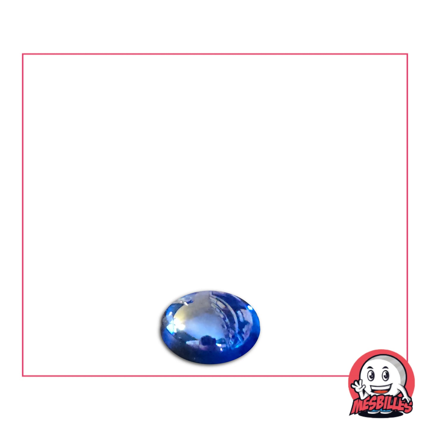 Pour Décorer, Jouer ou Collectionner, Les Petites Billes Plates Bleu-Nuit Irisée de MesBilles sont indispensables.