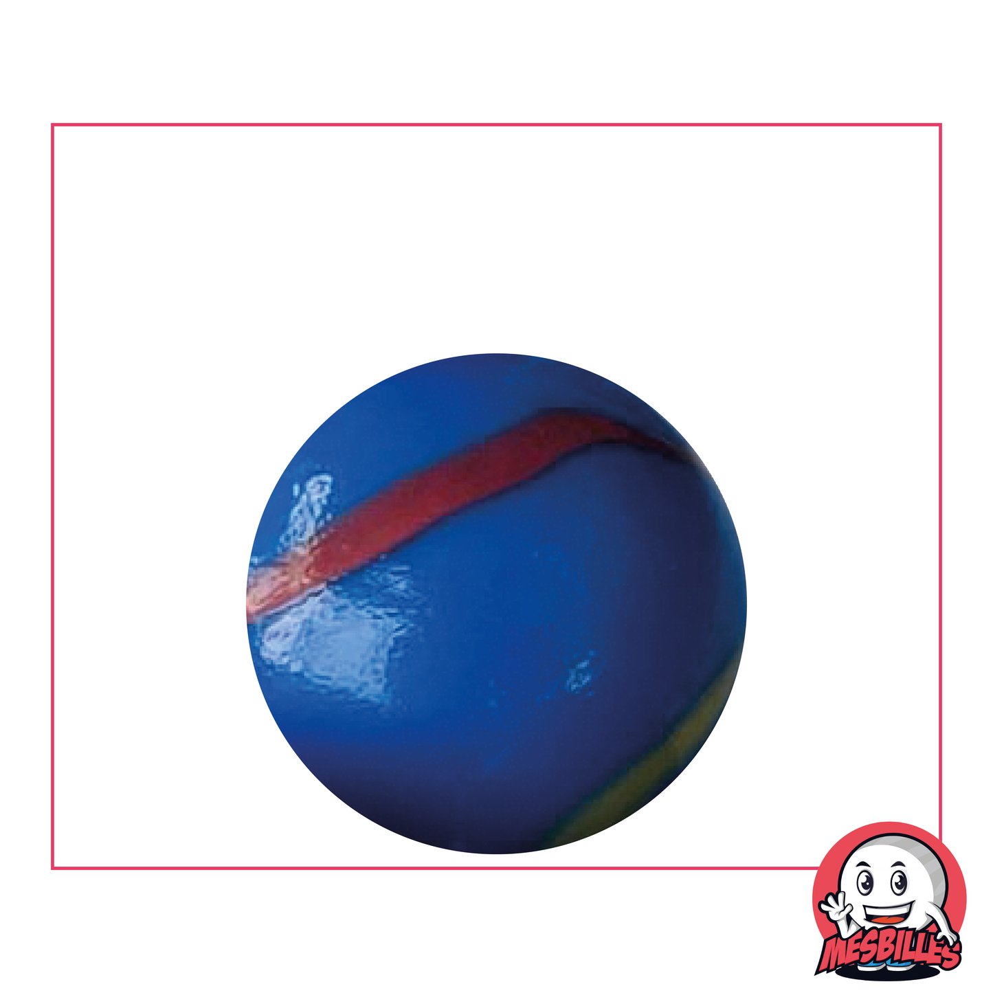 Blue Porcelain Marble - For an old-fashioned collection of marbles