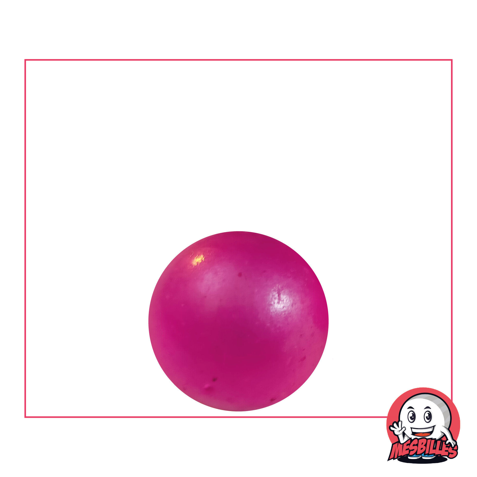 16 mm Glass Marble with Pink Softness for Marbles Bags