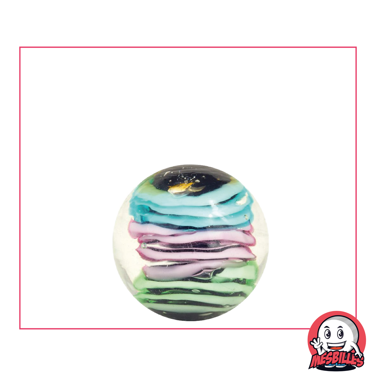 1 Pastel Spiralo Art Marble 22 mm