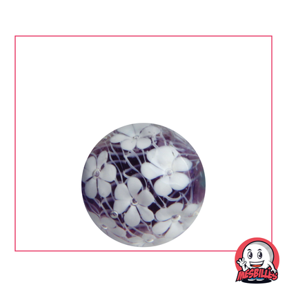1 Marble Floral Purple Carpet 22 mm