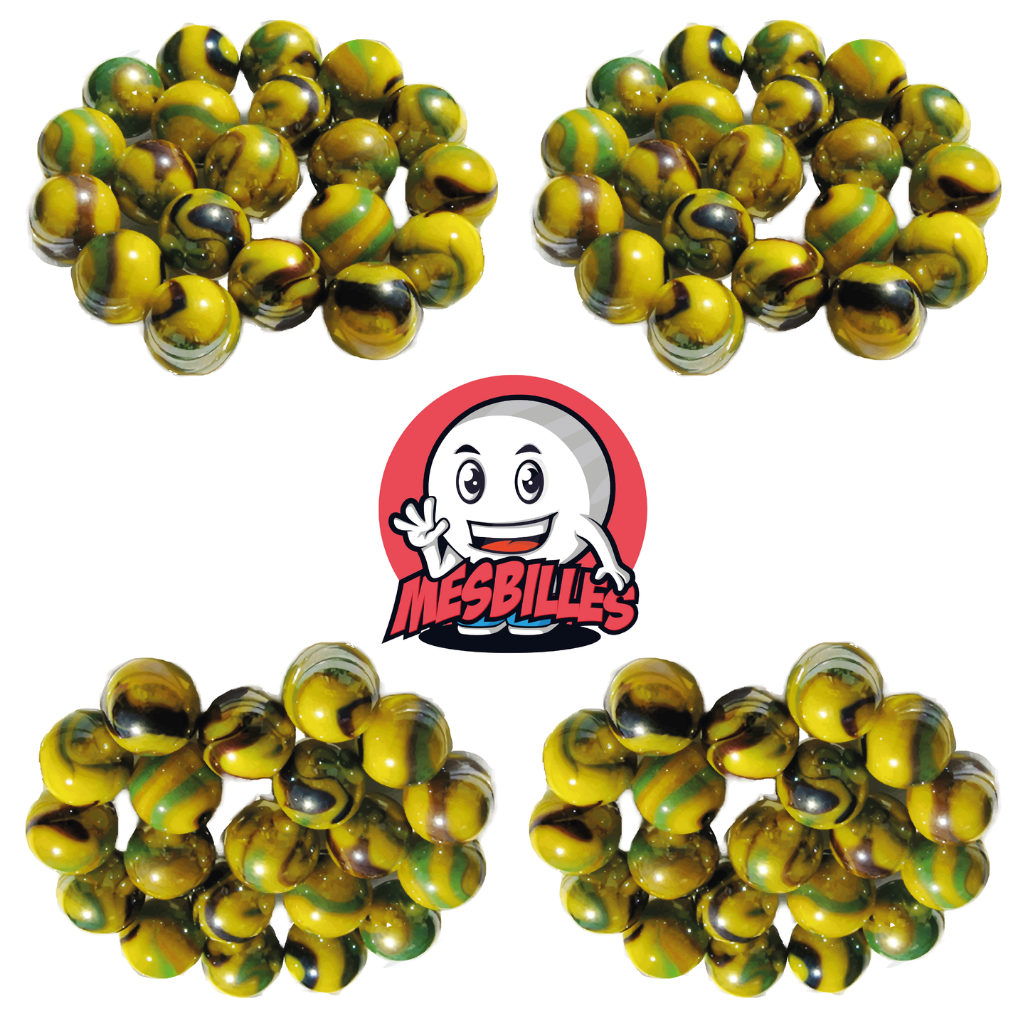 1 Marble Bengal Tiger 16 mm