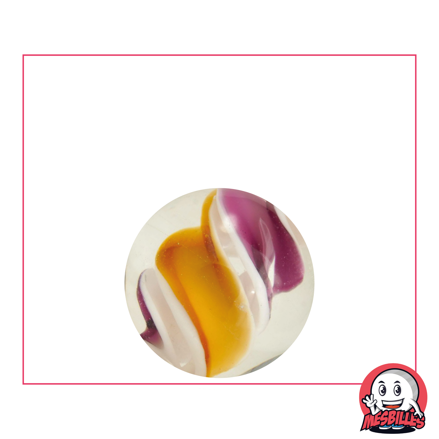 1 Marble Art Tornado Orange 22 mm