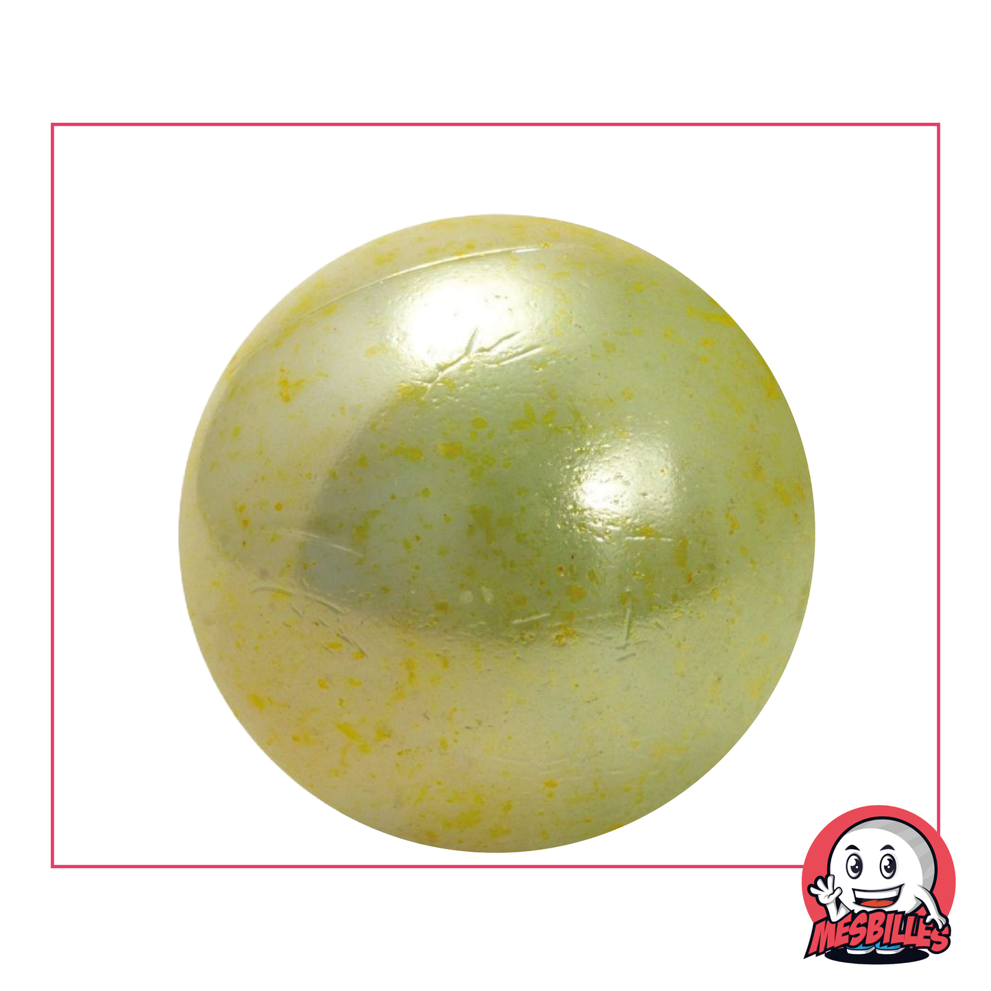 1 Yellow marble Wolfgang 42 mm