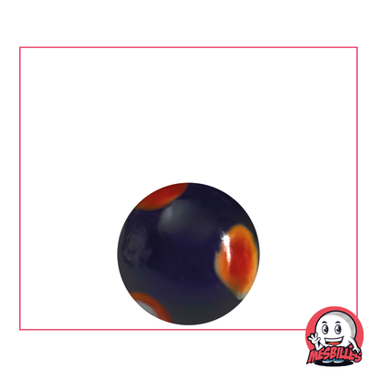 Blue Galactika Marble, 16mm Translucent Marble, Glass Marble