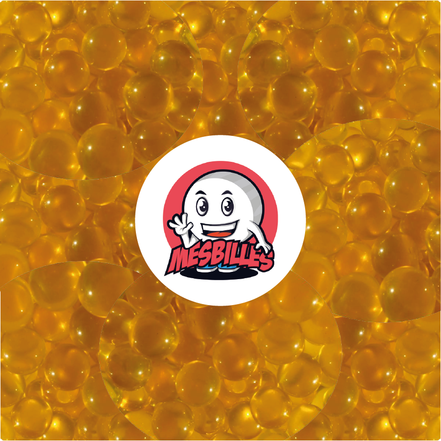 1 Yellow Soft-Translucent Marble 20 mm