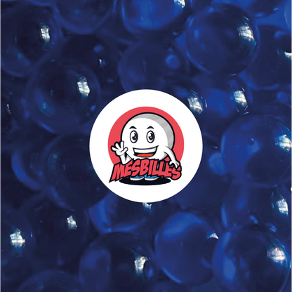 1 Soft-Translucent Marble, Midnight Blue, 12 mm