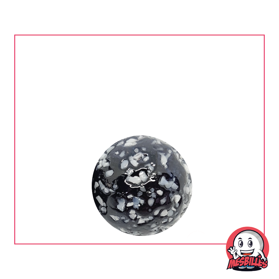 1 Nugget marble Black 16 mm