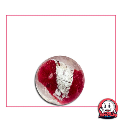 Une bille dynamique qui ne passe jamais inaperçue, la Bille Serpentin Rouge 16 mm KimPlay Collector